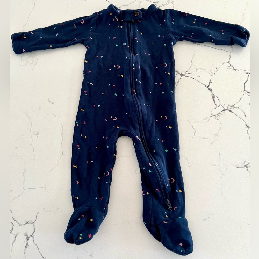 Finn & Emma Stars Footed Sleeper